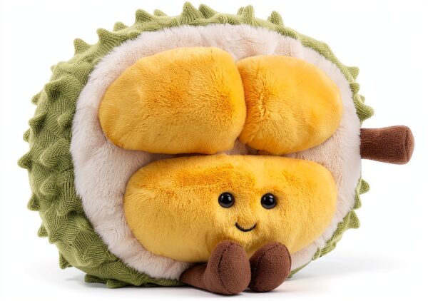 Apricot Lamb Durian Plüschtier für Kinder – Gelb 14 cm Stofftier-4