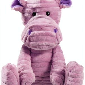 Apricot Lamb – Kuscheltier Nilpferd 23 cm – Plüsch Spielzeug Plüschtier für Kinder und Baby – Flauschiger Stofftier zum Spielen, Geschenk & Kuscheln – Gemütliches Schmusetier – Cord Nilpferd-0