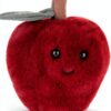 Apricot Lamb Apfel Essen Plüsch 13 cm Rot Kuscheltier für Kinder-4