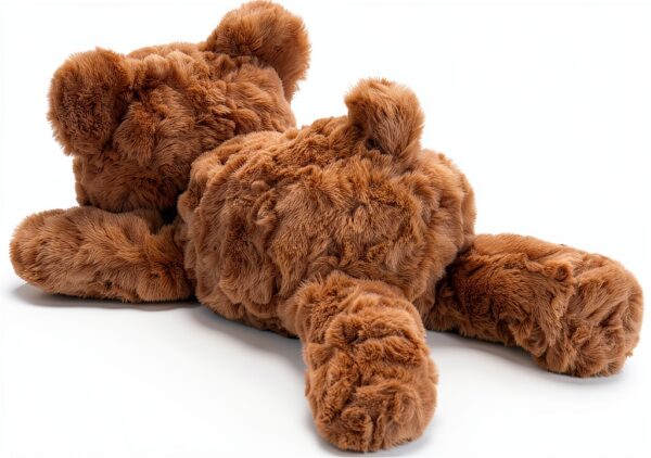 Apricot Lamb Schlafender Bär Plüschtier 35 cm Kuscheltier für Kinder-6