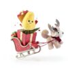 Apricot Lamb Frischer Mango Plüschtiere für Kinder, weiche niedliche Kuscheltier für Baby Mädchen und Jungen, Flauschige Mango Obst Gelb 14 cm-1