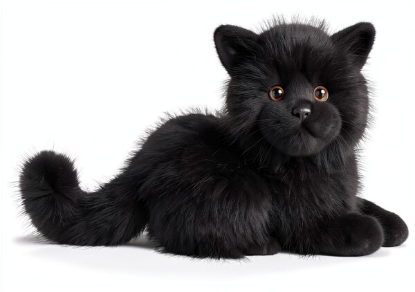 Apricot Lamb Katze Heitao Plüschtier–Flauschiges Stofftier für Kinder-4