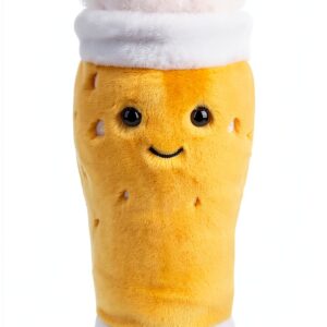Apricot Lamb Bier Trinken Plüschtiere 24 cm Gelb für Kinder-0