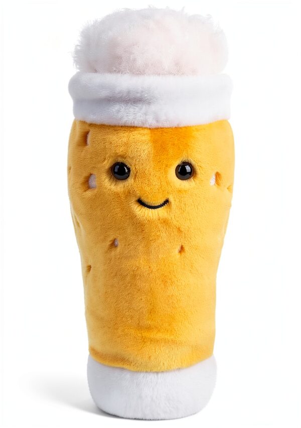 Apricot Lamb Bier Trinken Plüschtiere 24 cm Gelb für Kinder-0