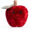 Apricot Lamb Apfel Essen Plüsch 13 cm Rot Kuscheltier für Kinder-5