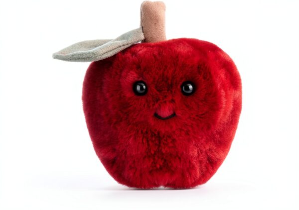 Apricot Lamb Apfel Essen Plüsch 13 cm Rot Kuscheltier für Kinder-5