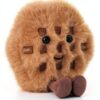 Apricot Lamb Köstliche Waffeln Essen Nachtisch Plüschtiere für Kinder, weiche niedliche Kuscheltier für Baby Mädchen und Jungen, Flauschige Köstliche Waffeln Braun 9 cm-2