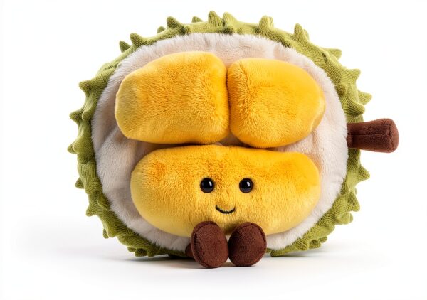 Apricot Lamb Durian Plüschtier für Kinder – Gelb 14 cm Stofftier-5