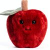 Apricot Lamb Apfel Essen Plüsch 13 cm Rot Kuscheltier für Kinder-0