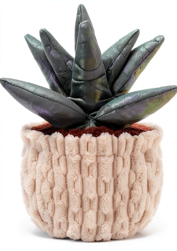 Apricot Lamb Aloe Pflanze Plüschtiere 21 cm Grün weiches Kuscheltier-4