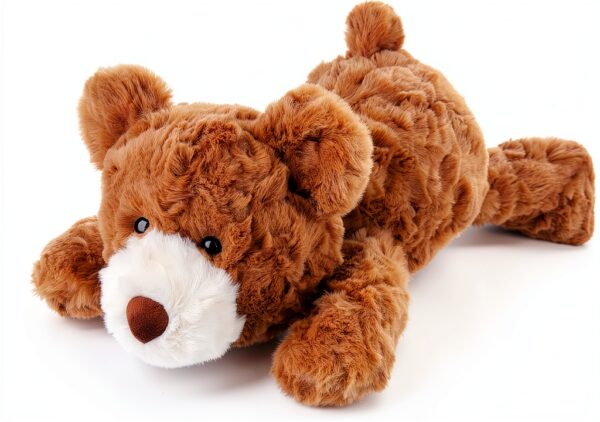Apricot Lamb Schlafender Bär Plüschtier 35 cm Kuscheltier für Kinder-0
