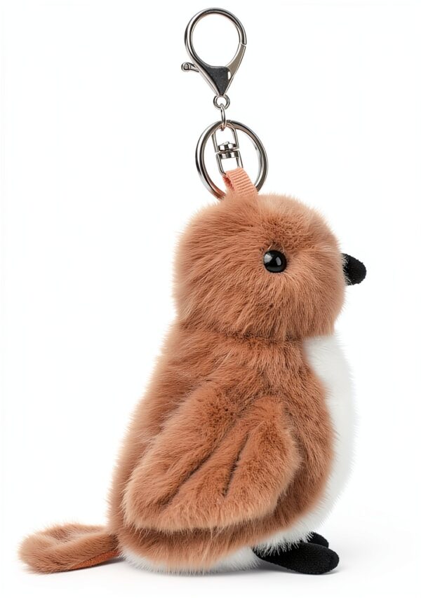 Apricot Lamb Schlüsselanhänger Plüsch weich gefüllt 10 cm für Kinder-2