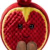 Apricot Lamb frische Granatapfel Plüschtiere für Kinder, weiche niedliche Kuscheltier für Baby Mädchen und Jungen, Flauschige Obst Granatapfel Rot 12 cm-2
