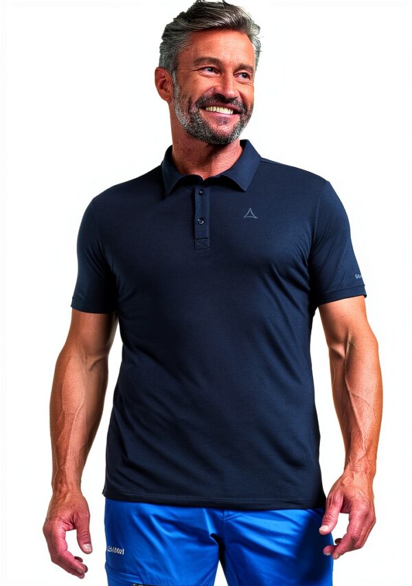 Schöffel Herren Vilan Polohemd - Dress Blues & Apricot Spice, 60‑66-3