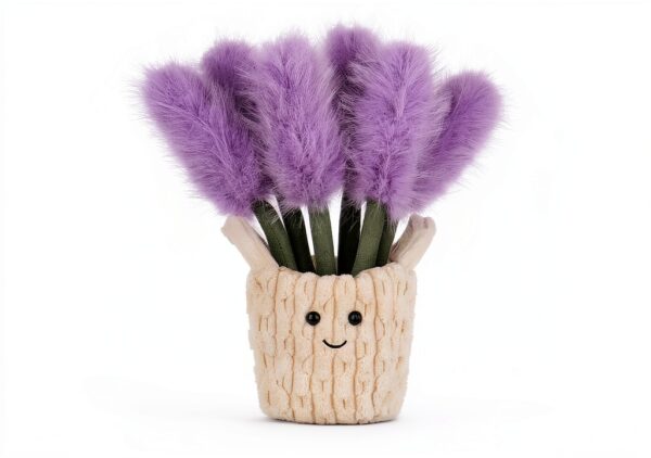 Apricot Lamb Lavendel Blumenkorb 26 cm – weiches Kuscheltier für-5