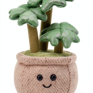 Apricot Lamb Lucky Four Leaf Klee Plüschtiere für Kinder, 16cm grün-0