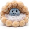Apricot Lamb Muschel Plüsch Blau 10 cm – weiches Kuscheltier für-0