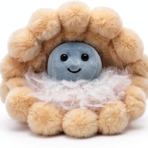 Apricot Lamb Muschel Plüsch Blau 10 cm – weiches Kuscheltier für-0