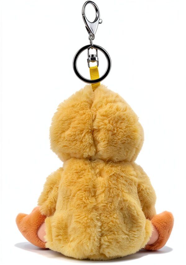 Apricot Lamb Schlüsselanhänger süßer Enten-Plüsch 15 cm gelb für-3