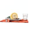 Apricot Lamb unschuldige Zitrone Obst Plüschtiere für Kinder, weiche niedliche Kuscheltier für Baby Mädchen und Jungen, Flauschige unschuldige Zitrone Gelb 8 cm-1