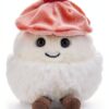 Apricot Lamb Himbeere Mochi Essen Nachtisch Plüschtiere für Kinder, weiche niedliche Kuscheltier für Baby Mädchen und Jungen, Flauschige Himbeere Mochi Rot 11cm-1