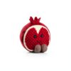 Apricot Lamb frische Granatapfel Plüschtiere für Kinder, weiche niedliche Kuscheltier für Baby Mädchen und Jungen, Flauschige Obst Granatapfel Rot 12 cm-1
