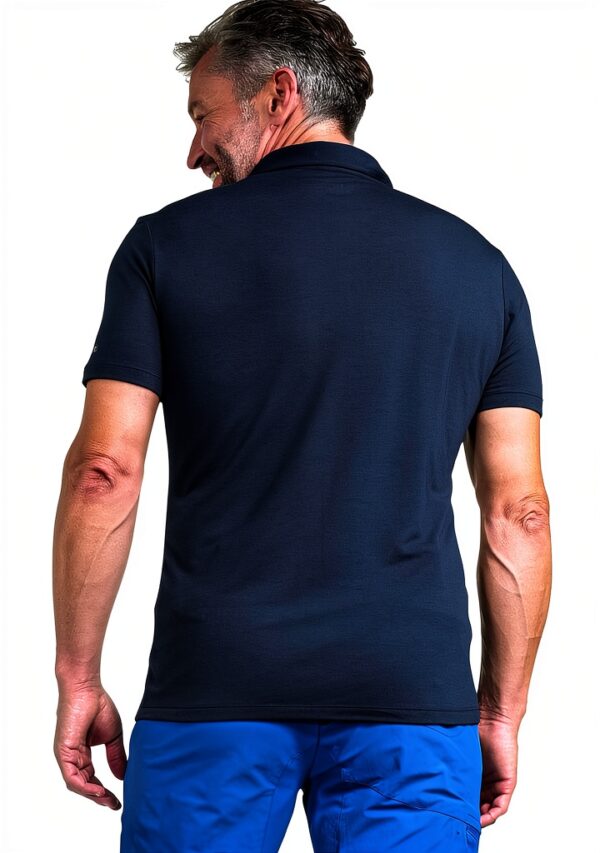 Schöffel Herren Vilan Polohemd - Dress Blues & Apricot Spice, 60‑66-4