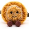 Apricot Lamb unschuldige Zitrone Obst Plüschtiere für Kinder, weiche niedliche Kuscheltier für Baby Mädchen und Jungen, Flauschige unschuldige Zitrone Gelb 8 cm-2