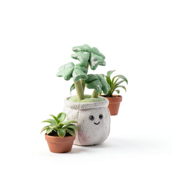 Apricot Lamb Lucky Four Leaf Klee Plüschtiere für Kinder, 16cm grün-1