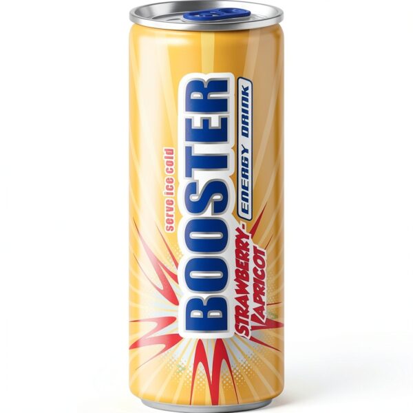 Booster Energy Erdbeer-Aprikosen DPG 24x330 ml Dose – usy Fruchtsaft-2