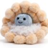 Apricot Lamb Muschel Plüsch Blau 10 cm – weiches Kuscheltier für-2
