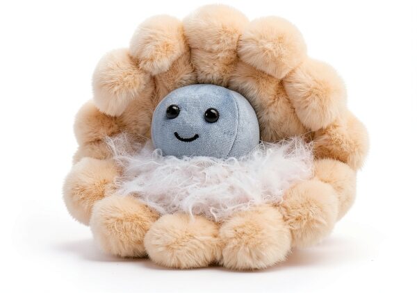 Apricot Lamb Muschel Plüsch Blau 10 cm – weiches Kuscheltier für-2