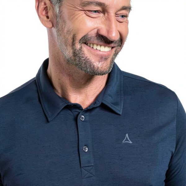 Schöffel Herren Vilan Polohemd - Dress Blues & Apricot Spice, 60‑66-2