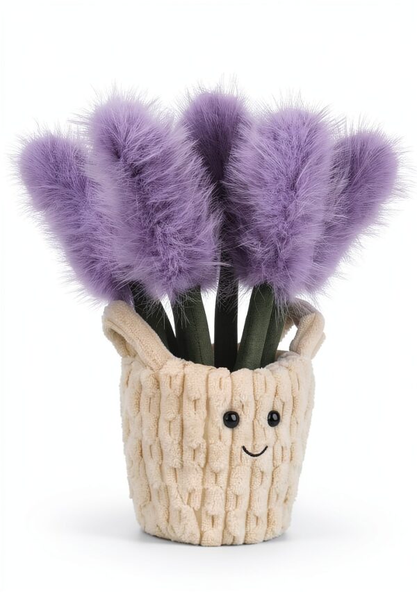 Apricot Lamb Lavendel Blumenkorb 26 cm – weiches Kuscheltier für-3