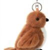 Apricot Lamb Schlüsselanhänger Plüsch weich gefüllt 10 cm für Kinder-4