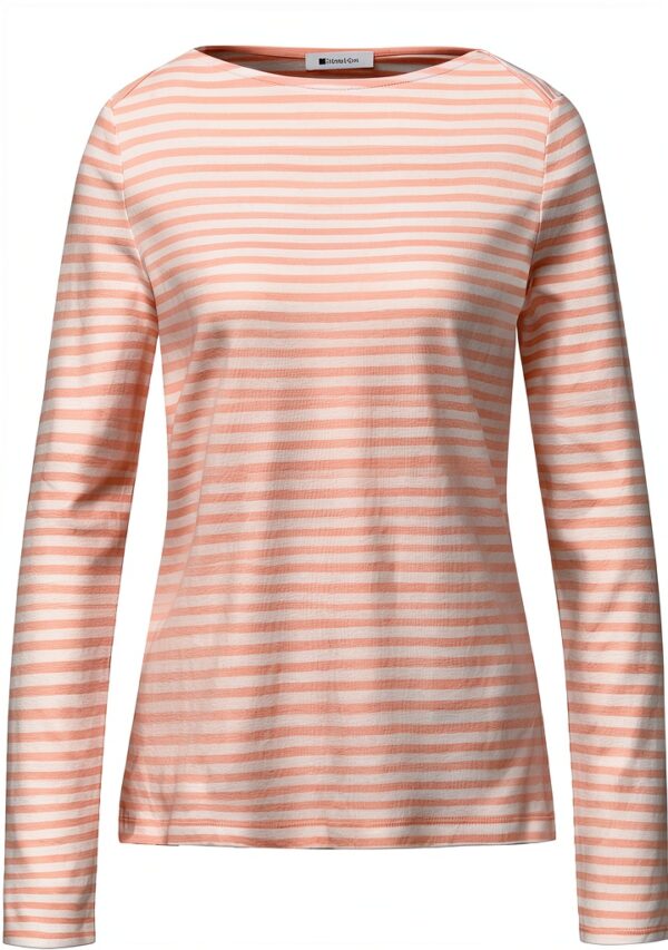 Street One Damen 3228889 Gestreiftes T-Shirt (1er Pack)-3