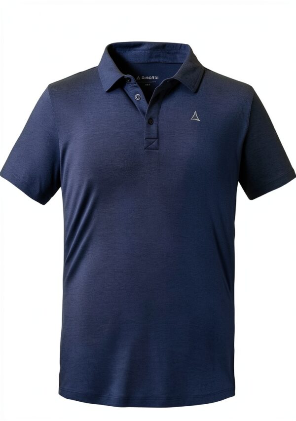 Schöffel Herren Vilan Polohemd - Dress Blues & Apricot Spice, 60‑66-0