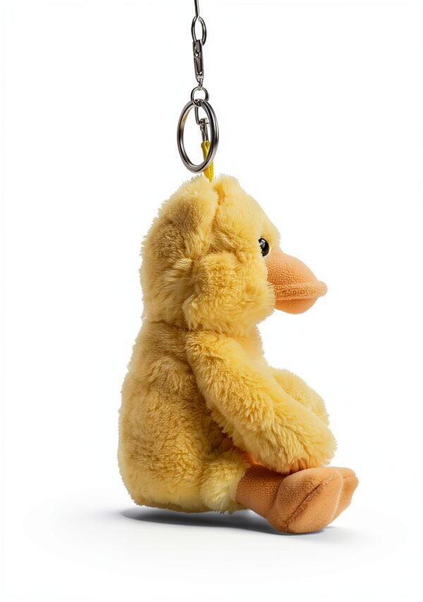 Apricot Lamb Schlüsselanhänger süßer Enten-Plüsch 15 cm gelb für-6