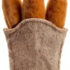 Apricot Lamb Köstliches Baguette Essen Plüschtiere für Kinder, weiche niedliche Kuscheltier für Baby Mädchen und Jungen, Flauschige Köstliches Brot Braun 15cm-6