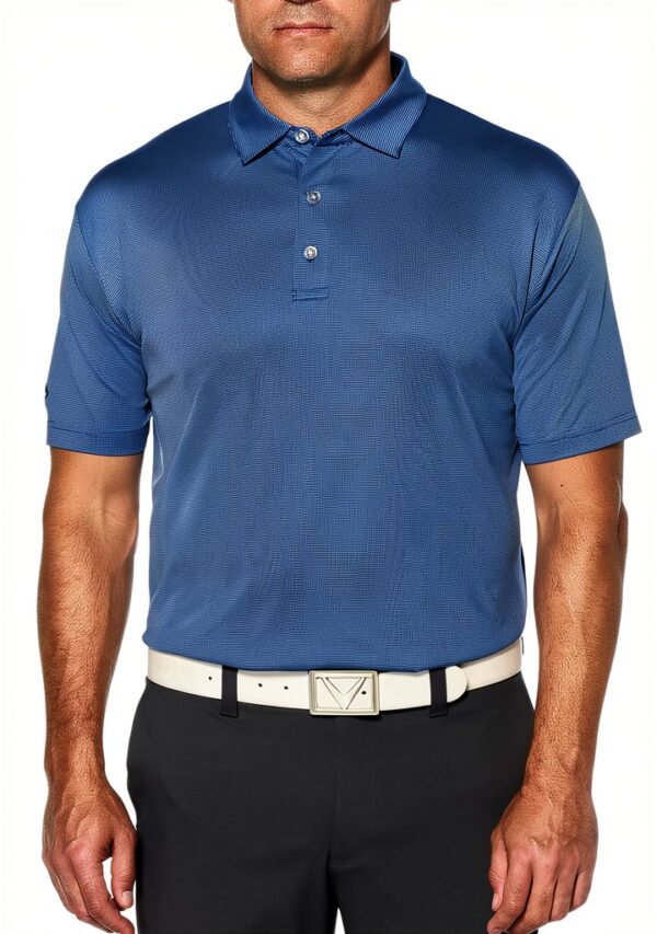 Callaway Herren Poloshirt mit Streifen, XXL Peacoat/Weiß-0