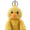 Apricot Lamb Schlüsselanhänger süßer Enten-Plüsch 15 cm gelb für-0