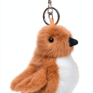 Apricot Lamb Schlüsselanhänger Plüsch weich gefüllt 10 cm für Kinder-0