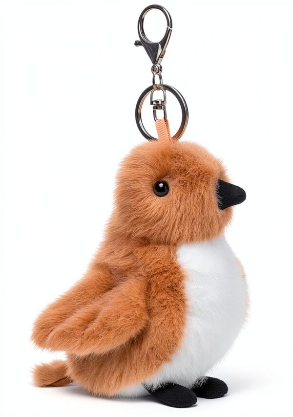 Apricot Lamb Schlüsselanhänger Plüsch weich gefüllt 10 cm für Kinder-0