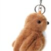 Apricot Lamb Schlüsselanhänger Plüsch weich gefüllt 10 cm für Kinder-3