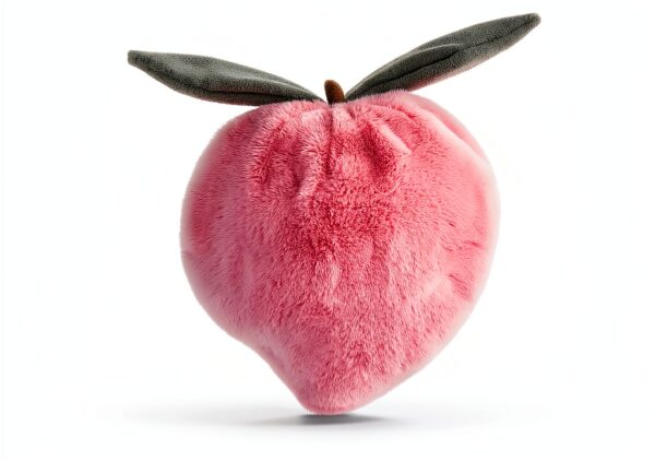 Apricot Lamb Pfirsich Obst Plüschtier 12 cm rosa und weiches-4