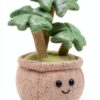 Apricot Lamb Lucky Four Leaf Klee Plüschtiere für Kinder, 16cm grün-2