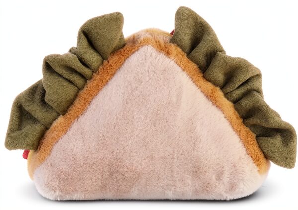 Apricot Lamb Sandwich Lebensmittel Essen Plüschtiere für Kinder, weiche niedliche Kuscheltier für Baby Mädchen und Jungen, Flauschige Sandwich Mehrfarbig 11 cm-6