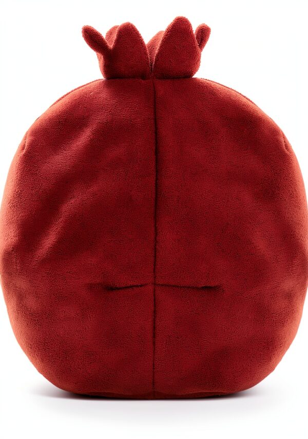 Apricot Lamb frische Granatapfel Plüschtiere für Kinder, weiche niedliche Kuscheltier für Baby Mädchen und Jungen, Flauschige Obst Granatapfel Rot 12 cm-6