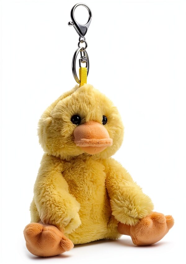 Apricot Lamb Schlüsselanhänger süßer Enten-Plüsch 15 cm gelb für-1