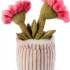 Apricot Lamb Plüsch Pflanze Handnähte Sonnenblume Plüschtier Rosa-7